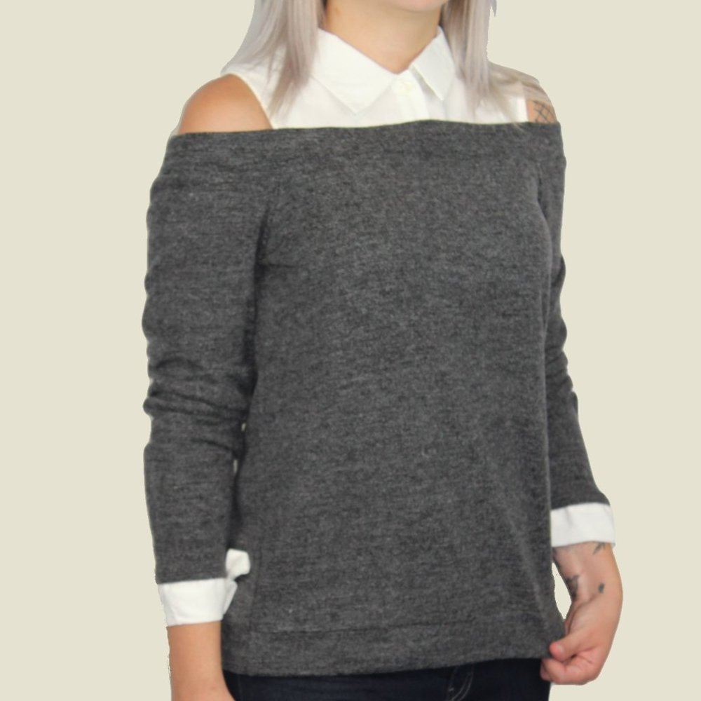 Cold Shoulder Sweater